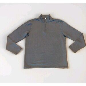Original Weatherproof Vintage Quarter Zip Pullover Shirt Mens Large Gray